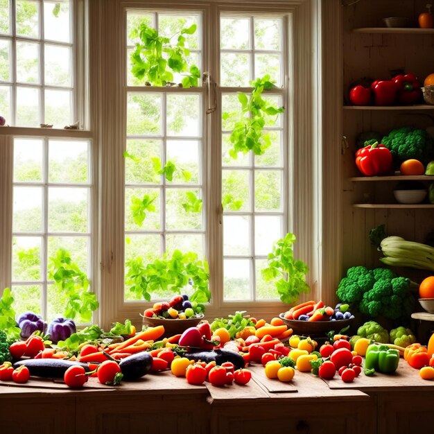 Vista de alto ángulo de frutas para la venta