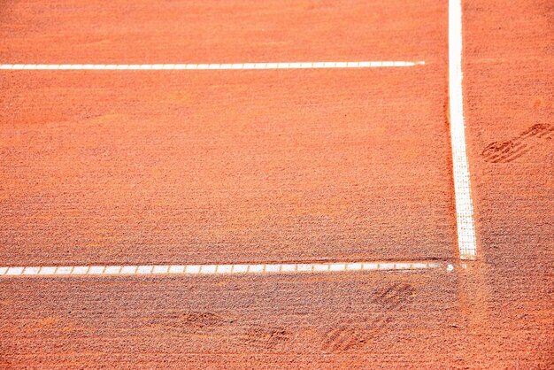 Foto vista de ángulo alto de la cancha de baloncesto