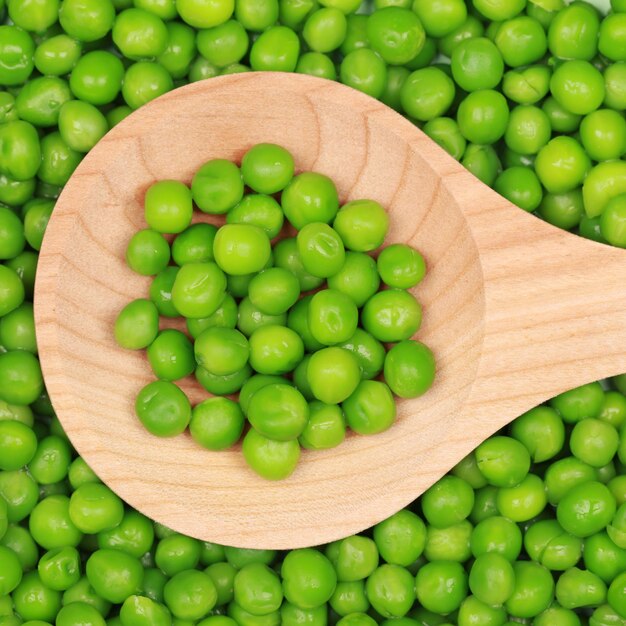 Vista de ángulo alto de las frutas verdes en el recipiente