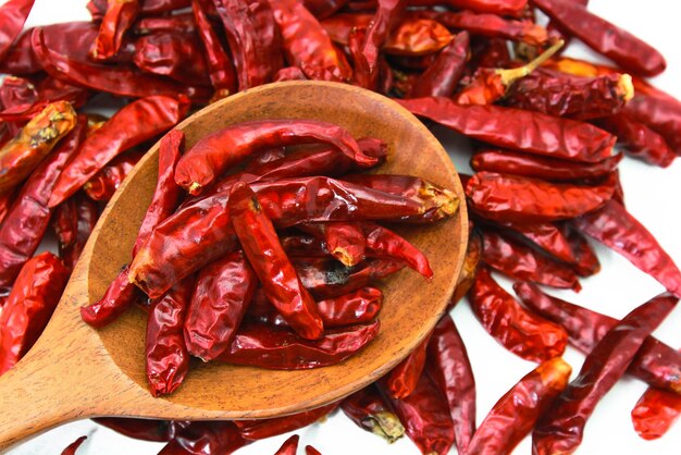 Foto vista de ángulo alto de los pimientos rojos en el plato