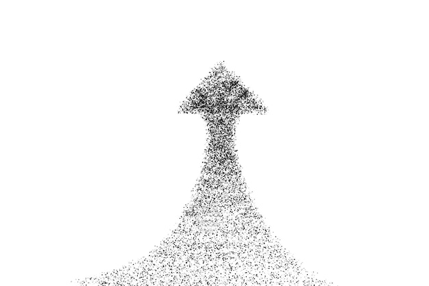 Vista de ángulo bajo del árbol de Navidad contra un fondo blanco