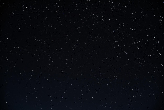 Foto vista de bajo ángulo del campo estelar por la noche