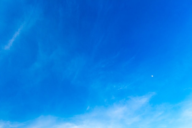 Foto vista de ángulo bajo del cielo azul