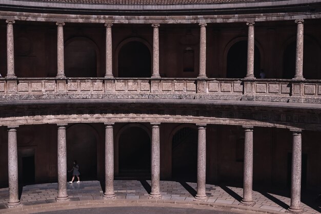 Foto vista desde un ángulo bajo del edificio histórico