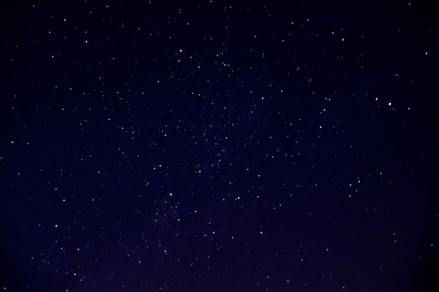Vista en bajo ángulo de las estrellas en el cielo