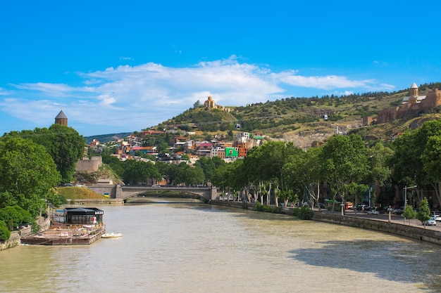 Vista de la antigua Tiflis Georgia