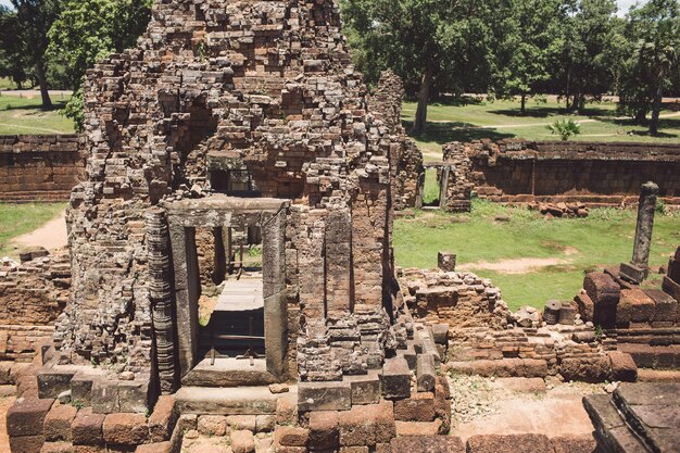 Vista de las antiguas ruinas