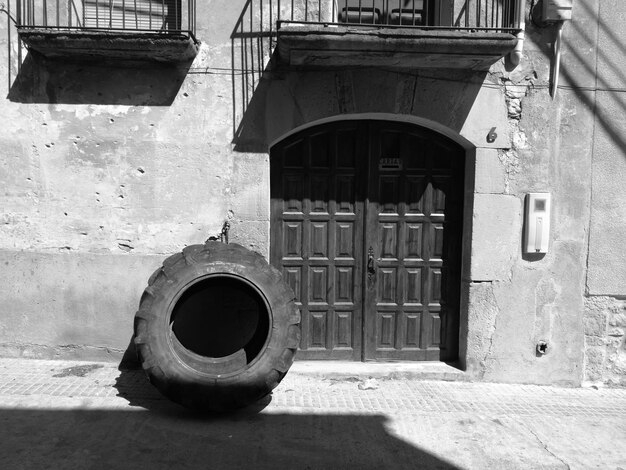 Foto vista del antiguo edificio