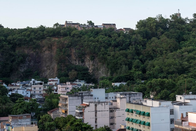 Vista de área urbana densamente poblada