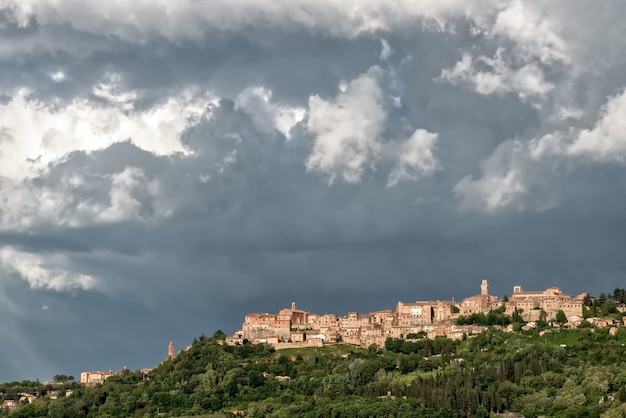 Vista até Montepulciano Tuscany