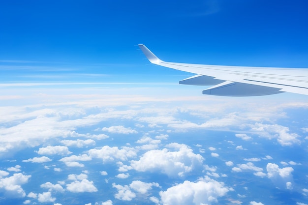 Vista del avión desde abajo