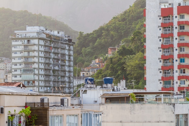 Vista del barrio de Copacabana en Río de Janeiro, Brasil.