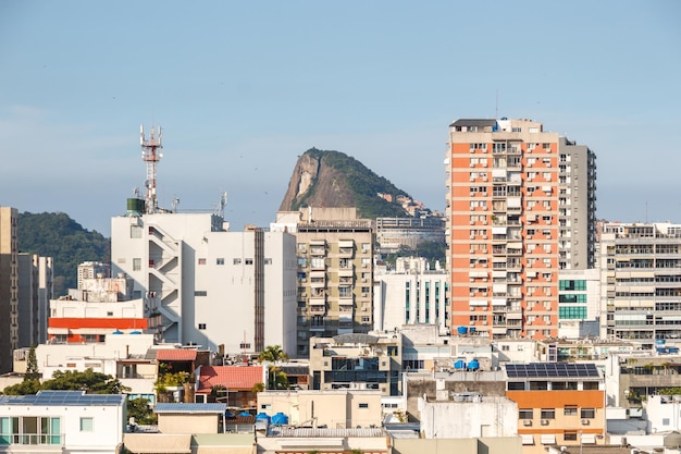 Foto vista del barrio de ipanema en río de janeiro, brasil