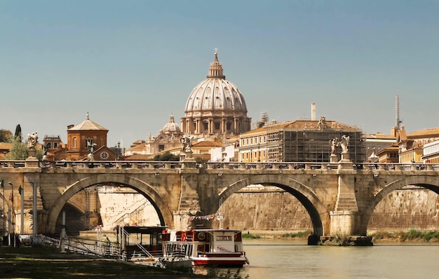 La vista de la Basílica de San Pedro Roma