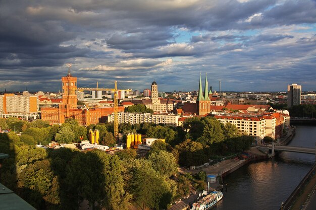 La vista de Berlín en Alemania