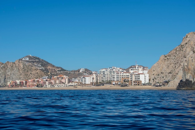 Vista de Cabo San Lucas desde el océano Pacífico