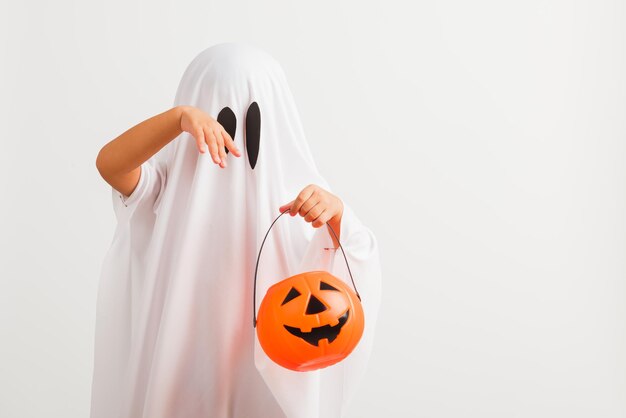 Foto vista de una calabaza contra un fondo blanco