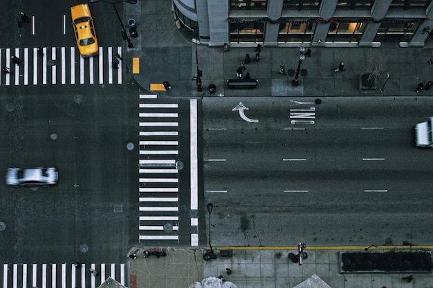 Vista de la calle en la ciudad