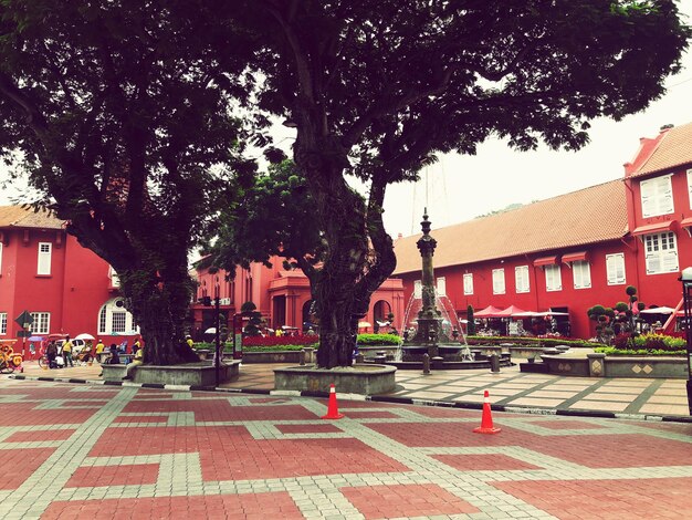 Vista de la calle de la ciudad