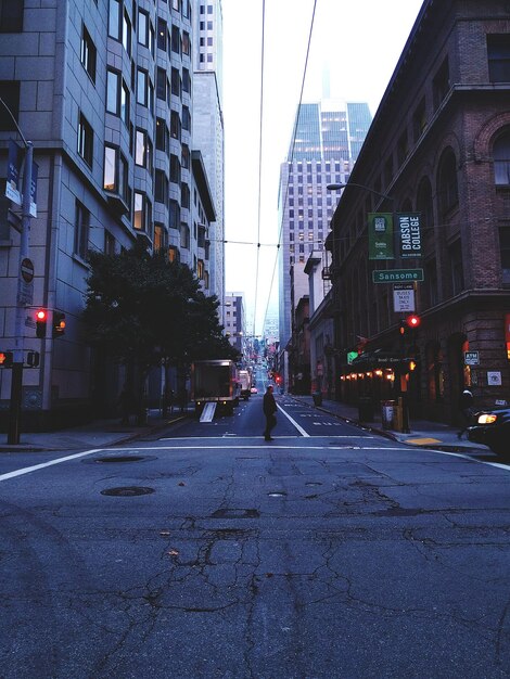 Vista de la calle de la ciudad