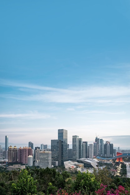 Vista de la calle del edificio Hyundai de Shenzhen