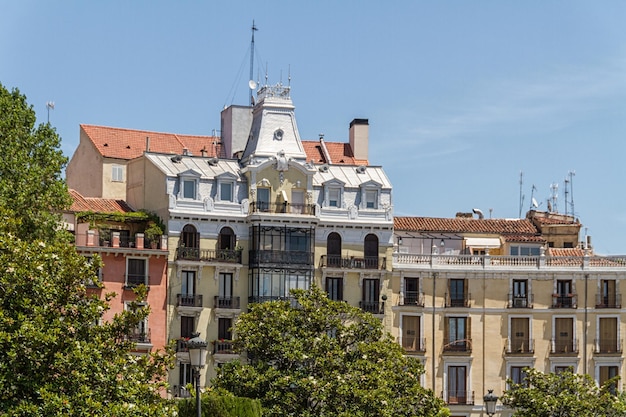 Vista de la calle en Madrid