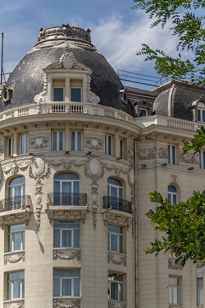 Vista de la calle en Madrid