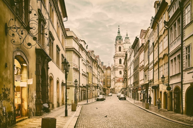 Vista de la calle de Praga