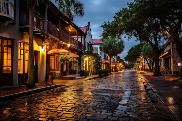 Vista de la calle St George en San Agustín