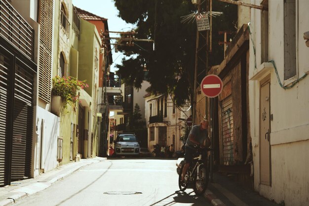 Foto vista de la calle de telaviv