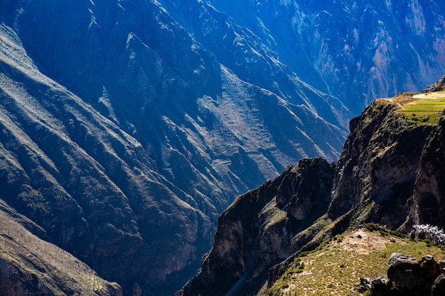 Vista del Cañón del Colca en Perú