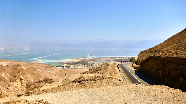 Vista del cañón en el desierto de Judea. Israel