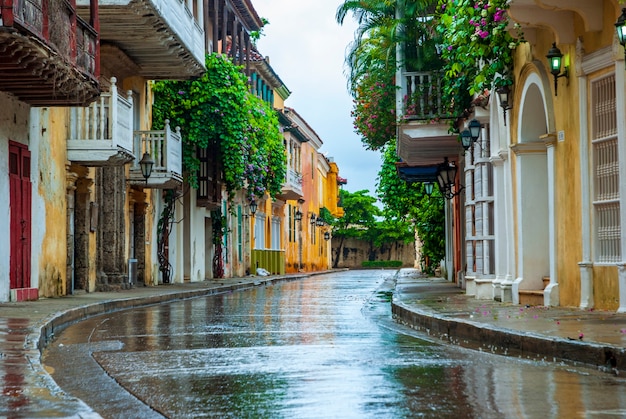 Vista de Cartagena de Indias, Colombia