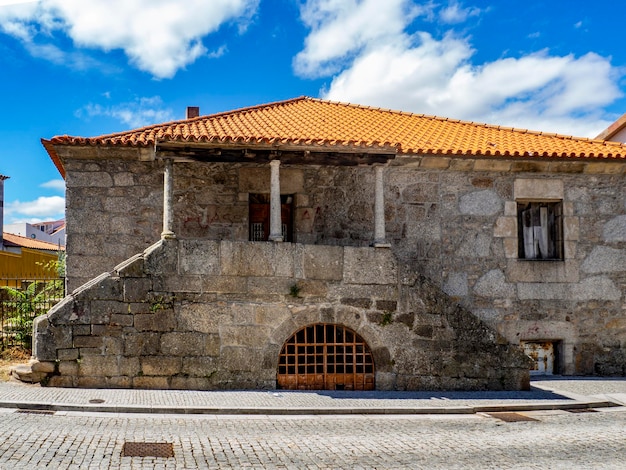 Vista de una de las casas señoriales de la ciudad de Guarda