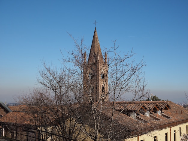 Vista del casco antiguo de la ciudad de Rivoli