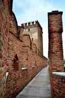 Foto vista del castillo de verona