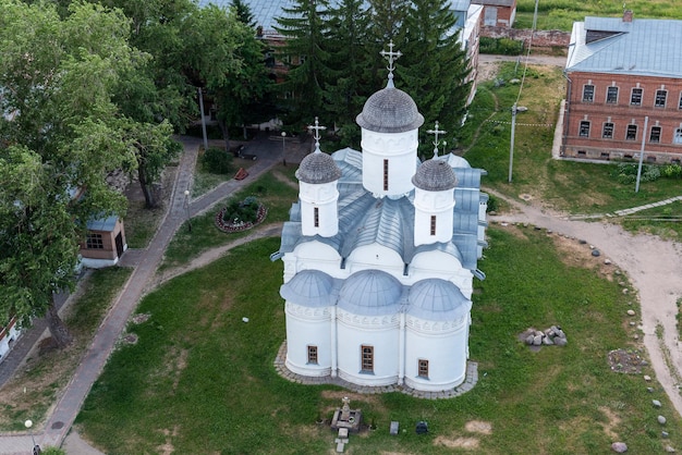 Foto vista de la catedral rizopolozhensky en suzdal vladimir región rusia