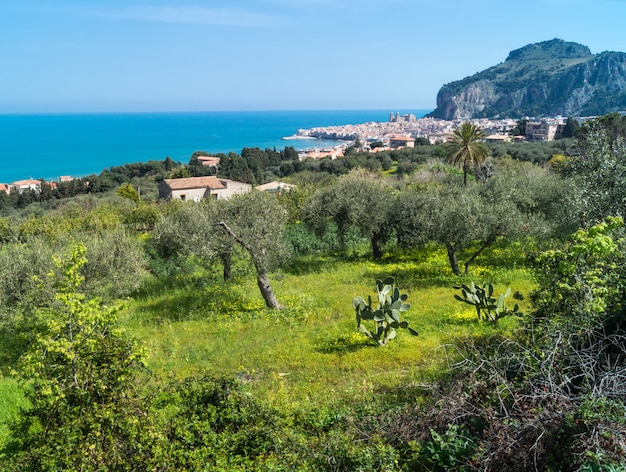 Vista de Cefalu, Sicilia