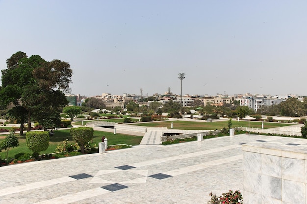 Foto la vista del centro de karachi, pakistán