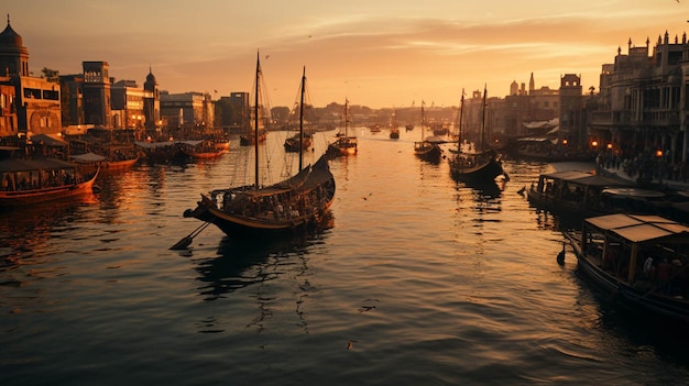 Vista de cerca de Dubai Creek