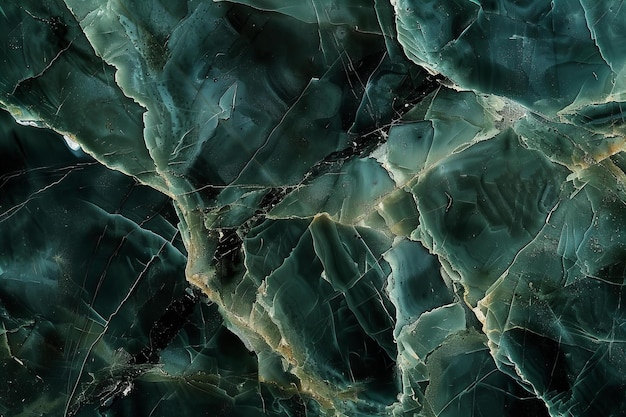 Una vista de cerca del mármol verde de alta calidad y alta resolución