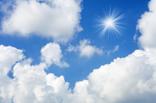 Vista del cielo en ángulo bajo en un día soleado