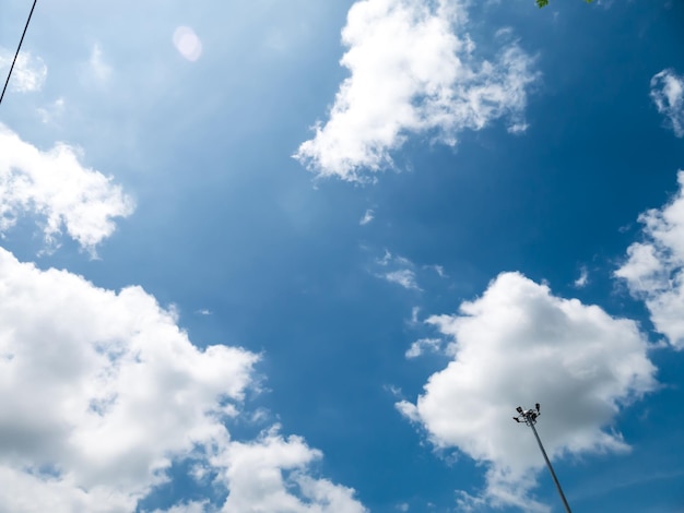 Vista del cielo en bajo ángulo