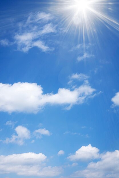 Foto vista del cielo en bajo ángulo