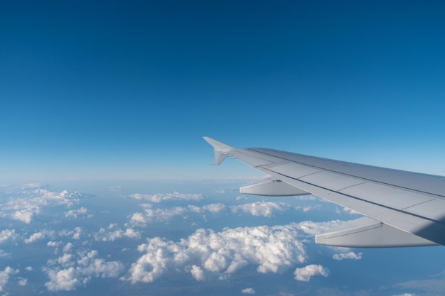 Vista del cielo desde el avión