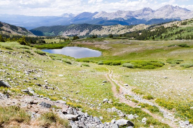 Vista desde la cima de Cottonwood Pass, Colorado.