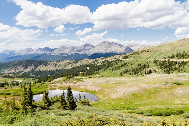 Vista desde la cima de Cottonwood Pass, Colorado.