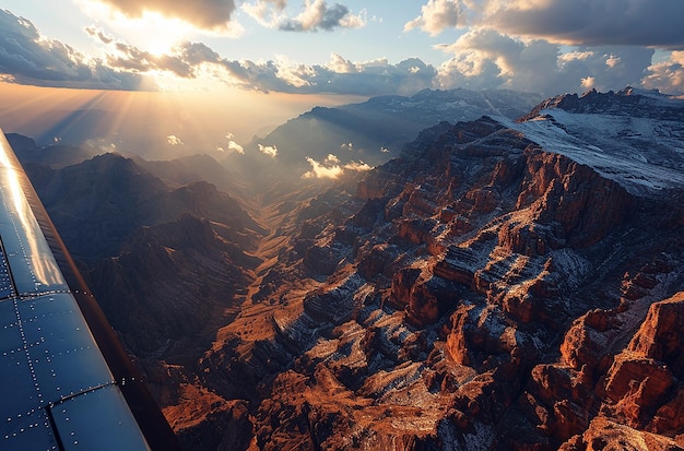 Vista desde la cima de la montaña