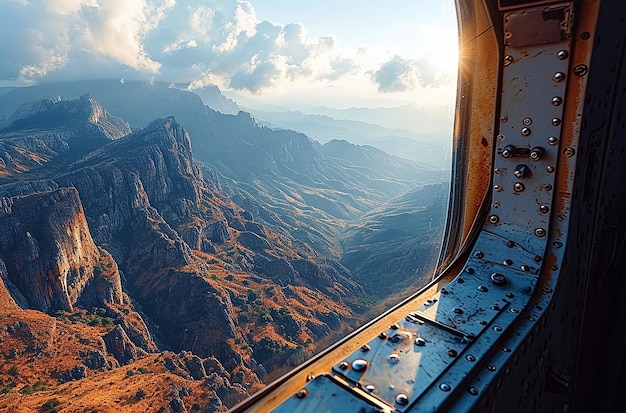 Vista desde la cima de la montaña