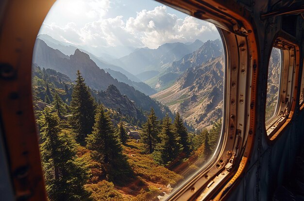 Vista desde la cima de la montaña